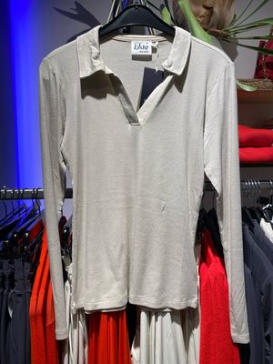 Blue Seven Da T-Shirt, Polokragen KIESEL 203522 X 5