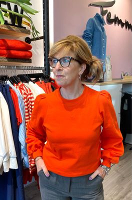 Peppercorn PCGloria GOTS Sweatshirt 4071 GRENADINE PC8242