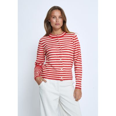 Peppercorn Fabienne short card. Grenadine Stripe PC 8154