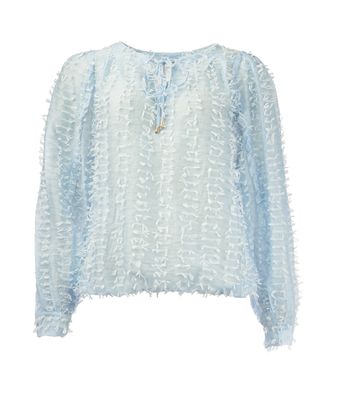 NED Roan LS-RMJ Feather Yarn Casmere Blue 25S1-U289-02