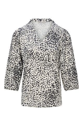 Dreamstar truitje CONFETTI PRINT Zwart-Ivoor Z25 148 Ida