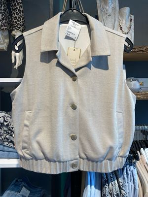 Soultouch Visgraat gilet Sand Lotte Gilet