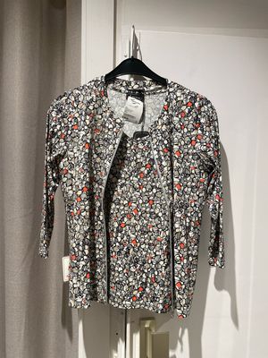Leona Twinset print 3/4 m Peachy Leona 251.14.02