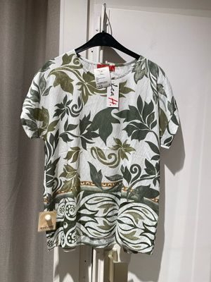 Hegler Muehlhausen Shirt Bloem Groen 029075