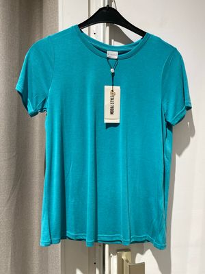 IN FRONT Nina t-shirt Aqua green 14312