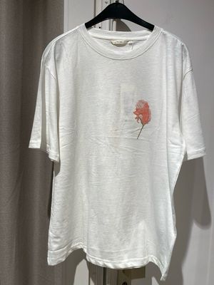 Cream CRSiffa T-Shirt OZ Sepia Rose Flower Text 10613489