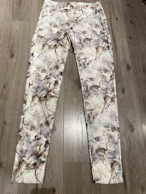 Gafair Broek bloem 32l Taupe/ecru Gafair Nancy