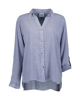 Blue Seven damesblouse met kraag en oprolmouwen ORIG 180241 5