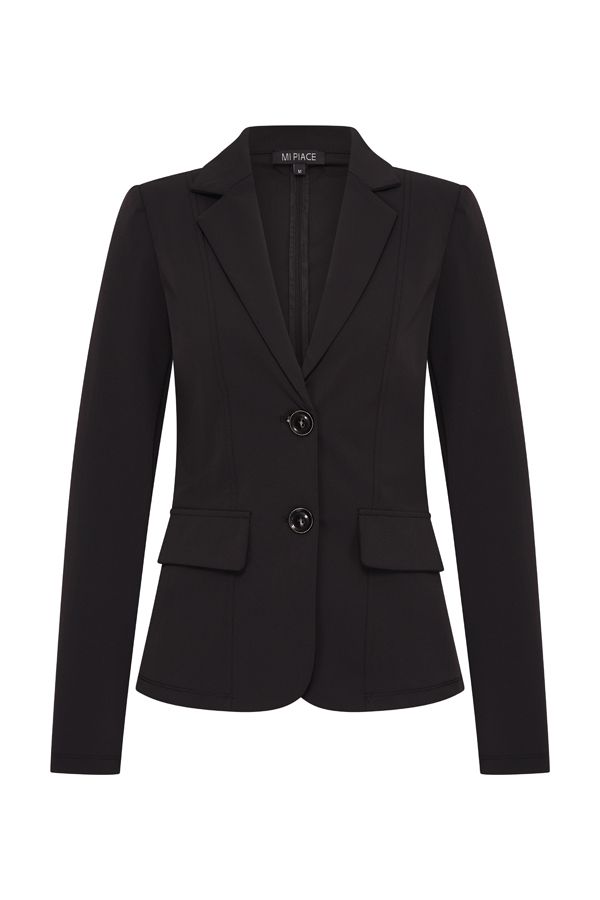Mi Piace blazer kort zwart