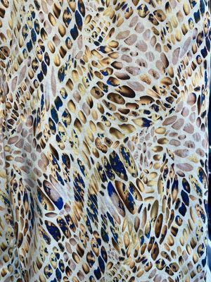 Rene Freres Amy Cotton satin animaldots blue kaneel Rene Fr.520-262