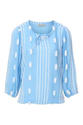 Dreamstar blousetop LOOPS Blue-Wit Z25 201 Camille