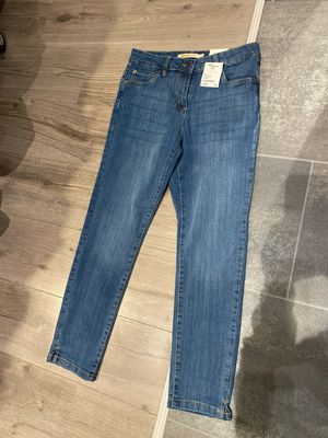 Gafair 7/8 broek split L28 Dark bleached Gafair Jasmin jeans