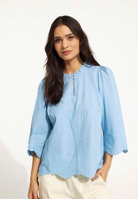 IN FRONT Asta blouse Blue 16549
