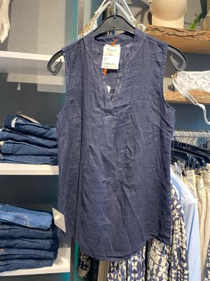 Fiori Linnen top V zm Marine Fiori 6123