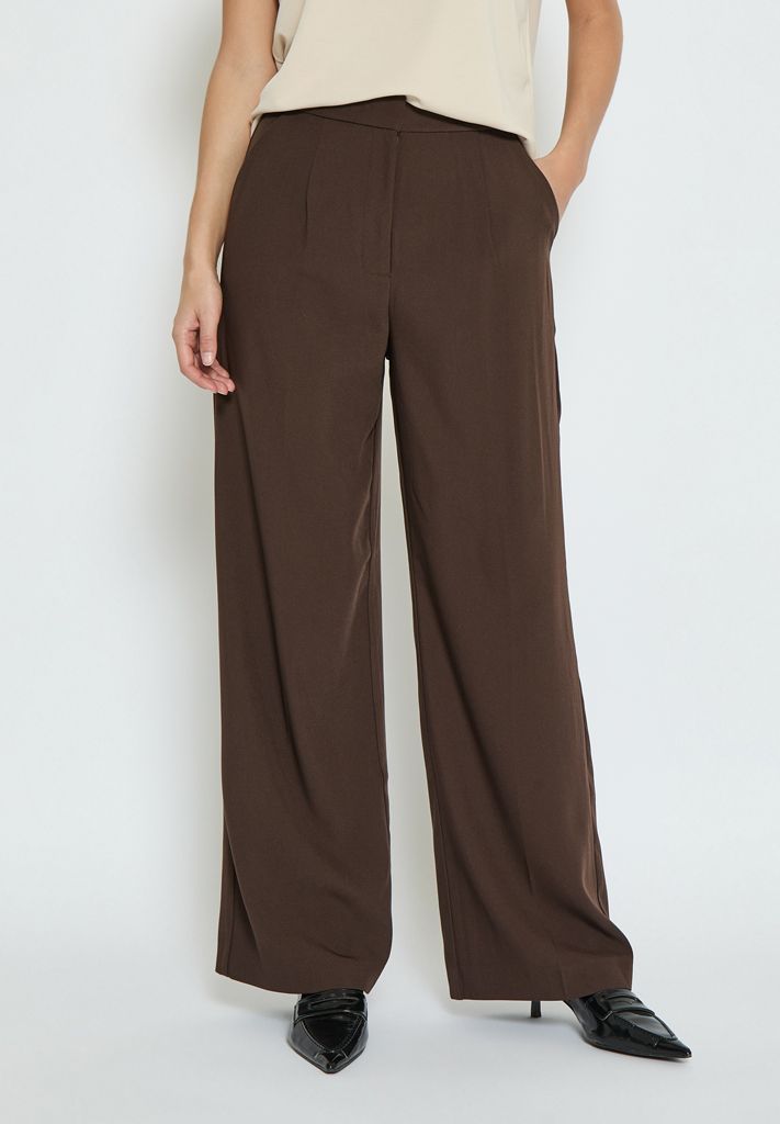Peppercorn PCPrim Wide Leg Pant 5075 Chicory Coffee PC7337