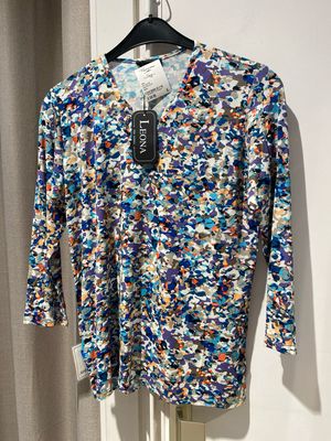 Leona shirt print 3/4 Dahlia Leona 251.20.15