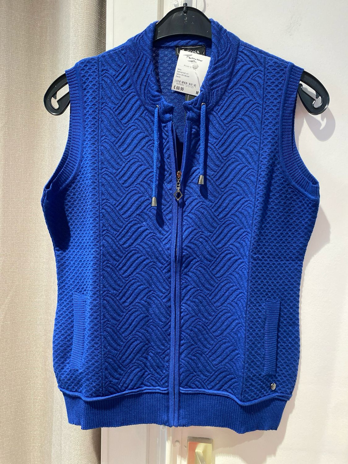 Leona Spencervest uni Denim Leona 234 Moniek