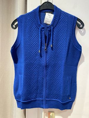Leona Spencervest uni Denim Leona 234 Moniek
