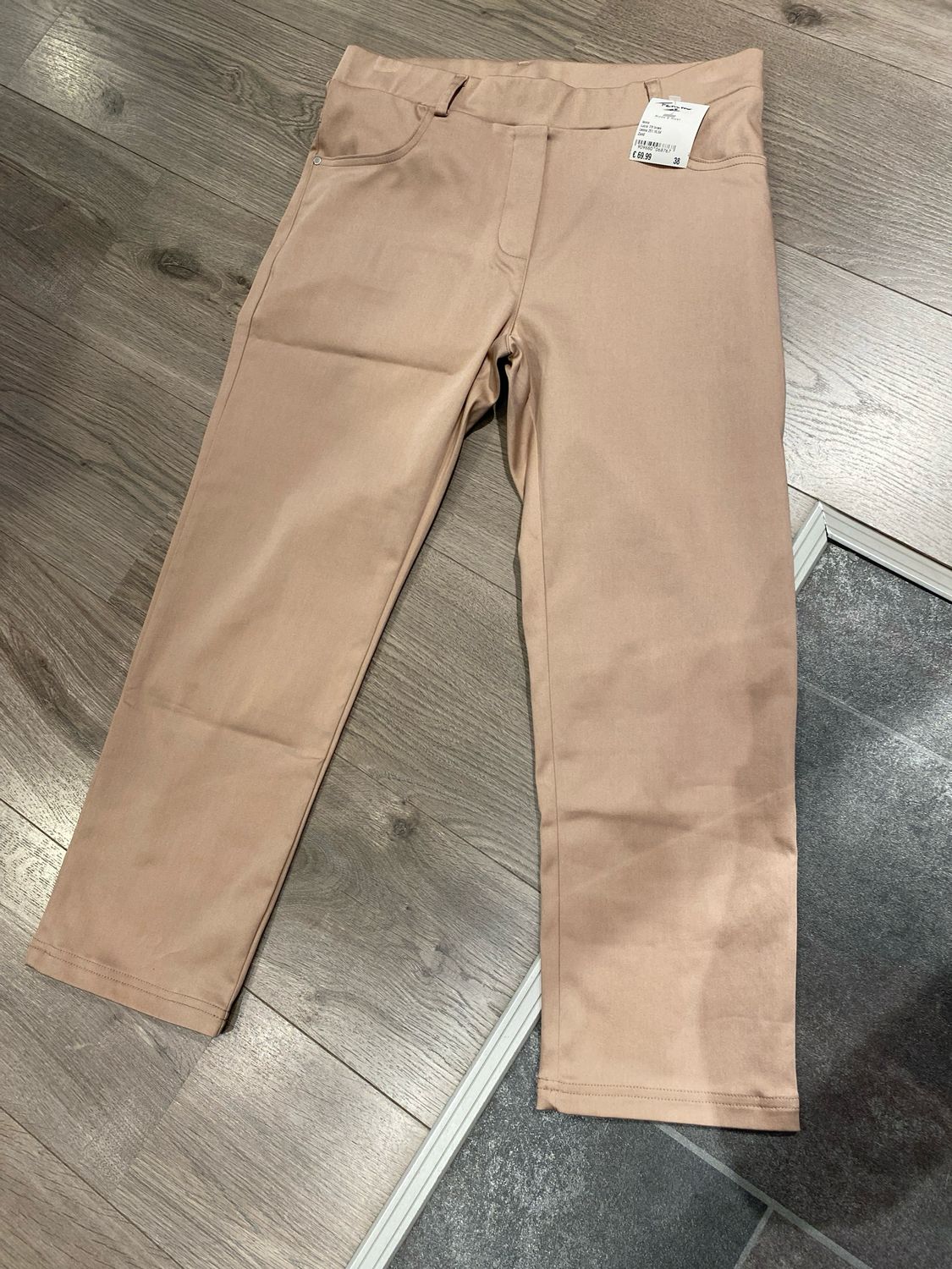 Leona Lucia 7/8 broek Zand Leona 251.16.04