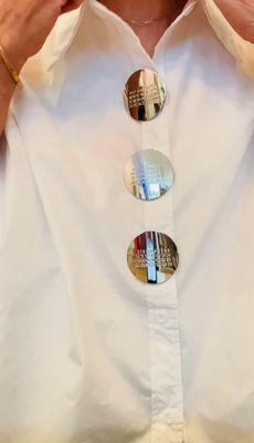 Basement Broches blouses wit katoen Forza blouses km