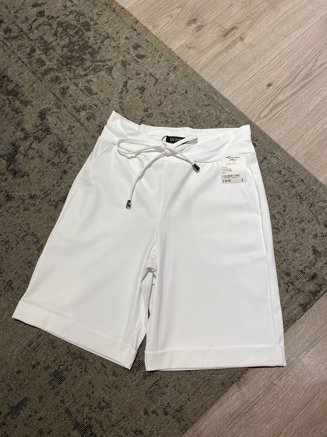 Mi Piace Broek Bermuda White Mi Piace 202589
