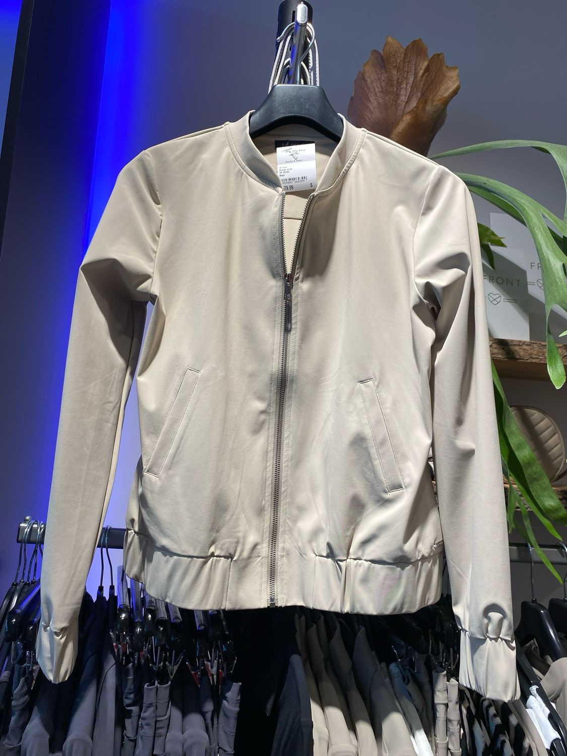 Mi Piace Bomber jackje Beige MP 202463