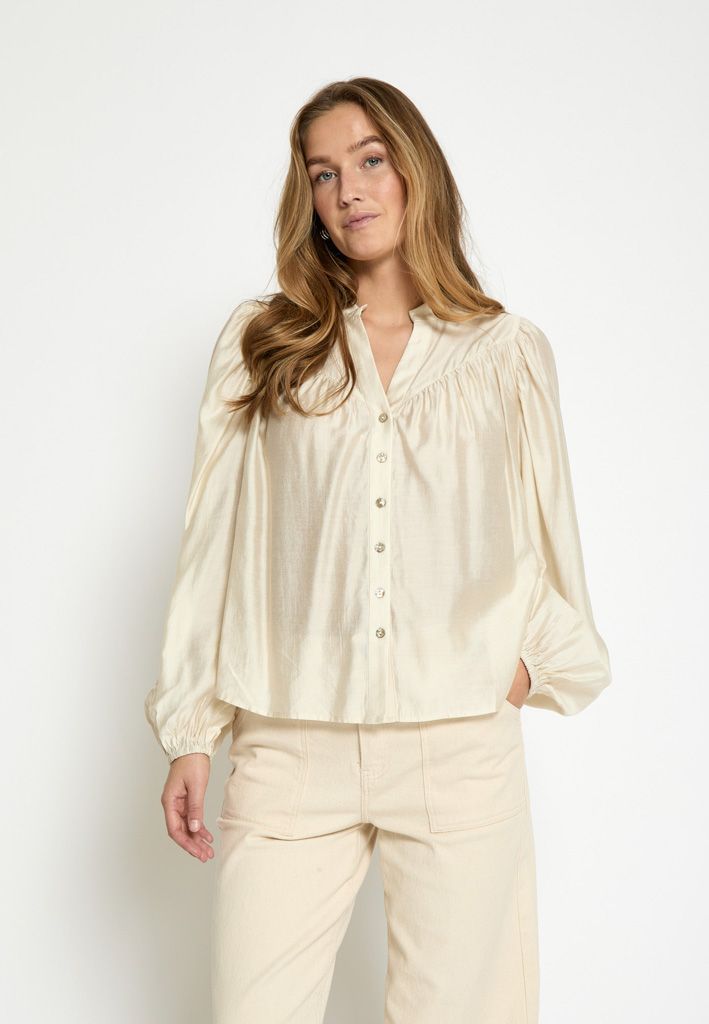 Peppercorn PCIda Shirt 0202 Whitecap Grey PC8358