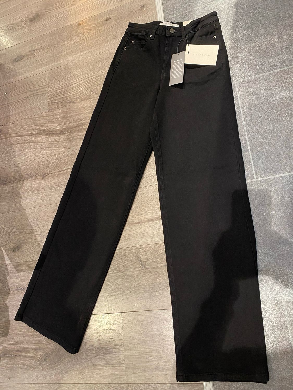 Kaffe KAmeadow HW Reg Fit Jeans Black Deep 10510711