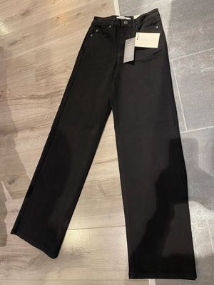 Kaffe KAmeadow HW Reg Fit Jeans Black Deep 10510711 Kaffe KAmeadow HW Reg Fit Jeans Black Deep 10510711