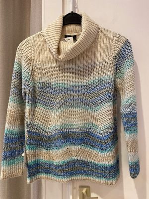 Leona Pull dessin col lm Ecru Leona 253.36.01