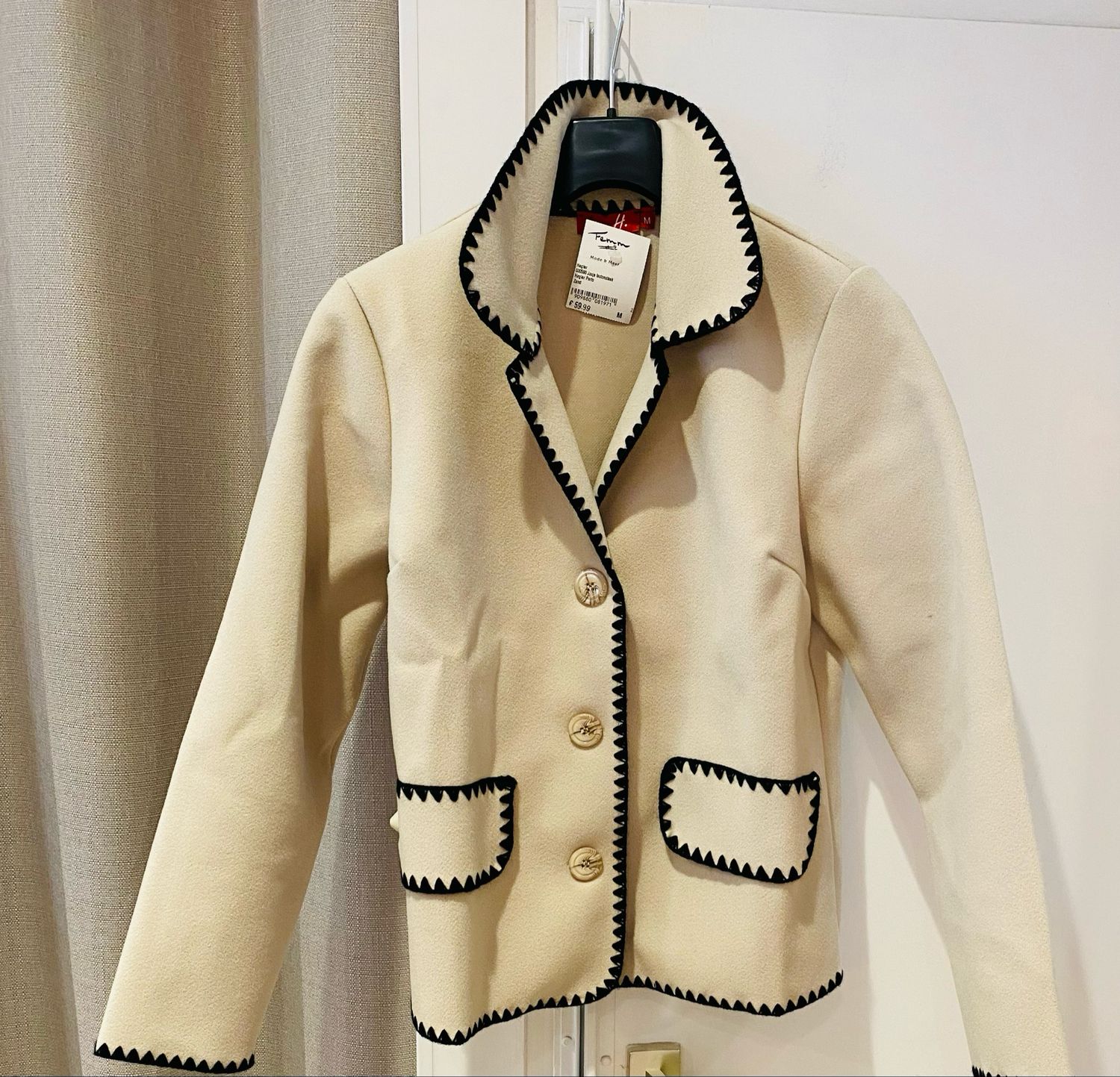 Hegler 030590 Jasje festonsteek Zand Hegler Porto