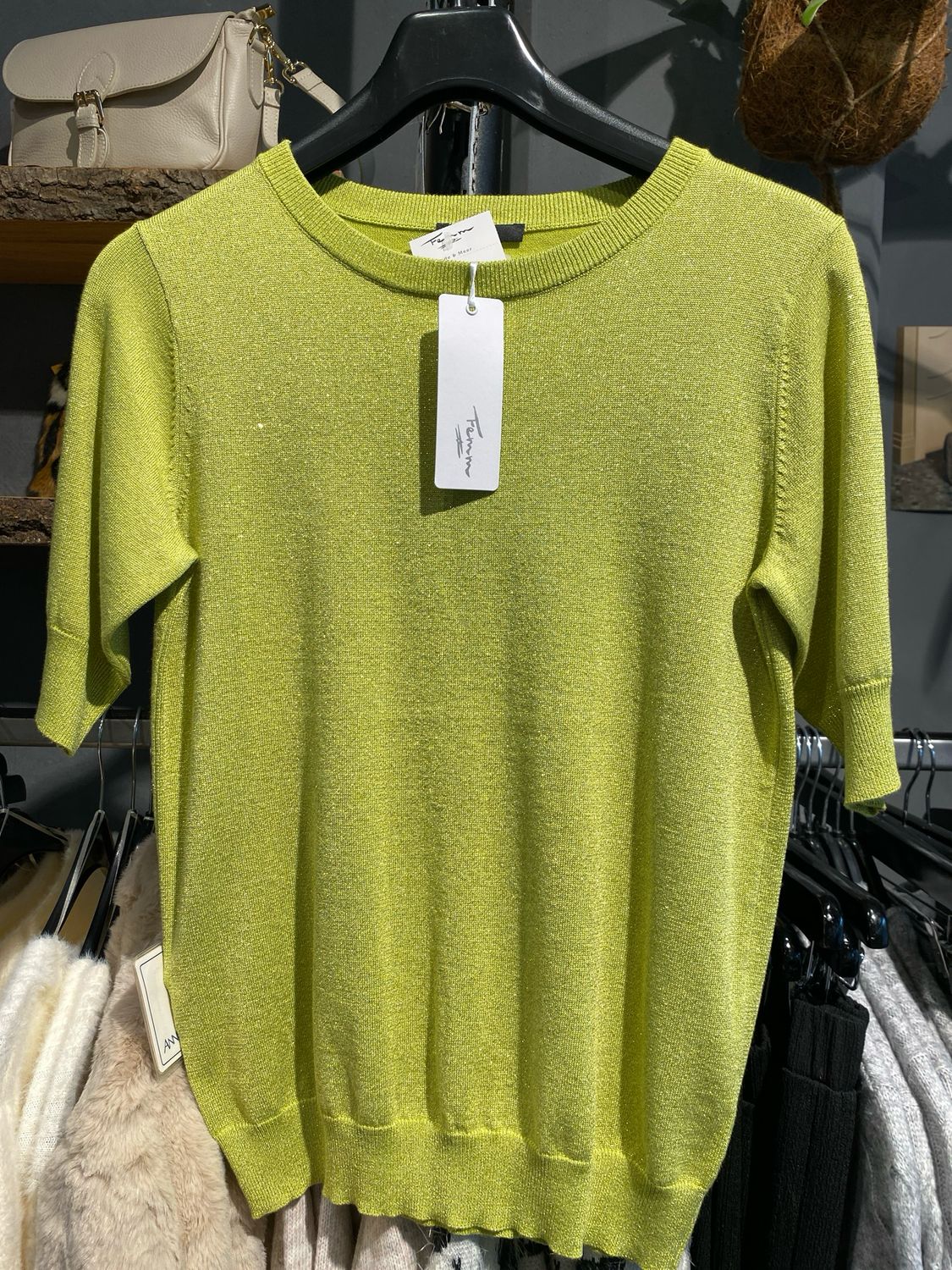 P.L.C. Lucati Jeans Lola Fine Knit KM Lime Femm 2L805