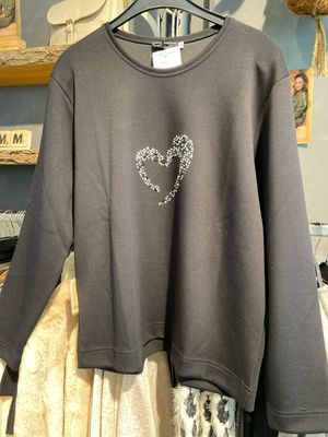 Leona Shirt Hart Uni Zwart 253.37.01