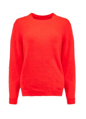 NED Fresa LS-RMJ Furry Knit Red 25W1-U172-05