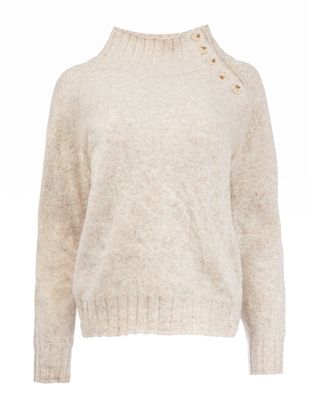 NED Wooler LS-RMJ Brei Melange Sand Melange 25W1-U216-06
