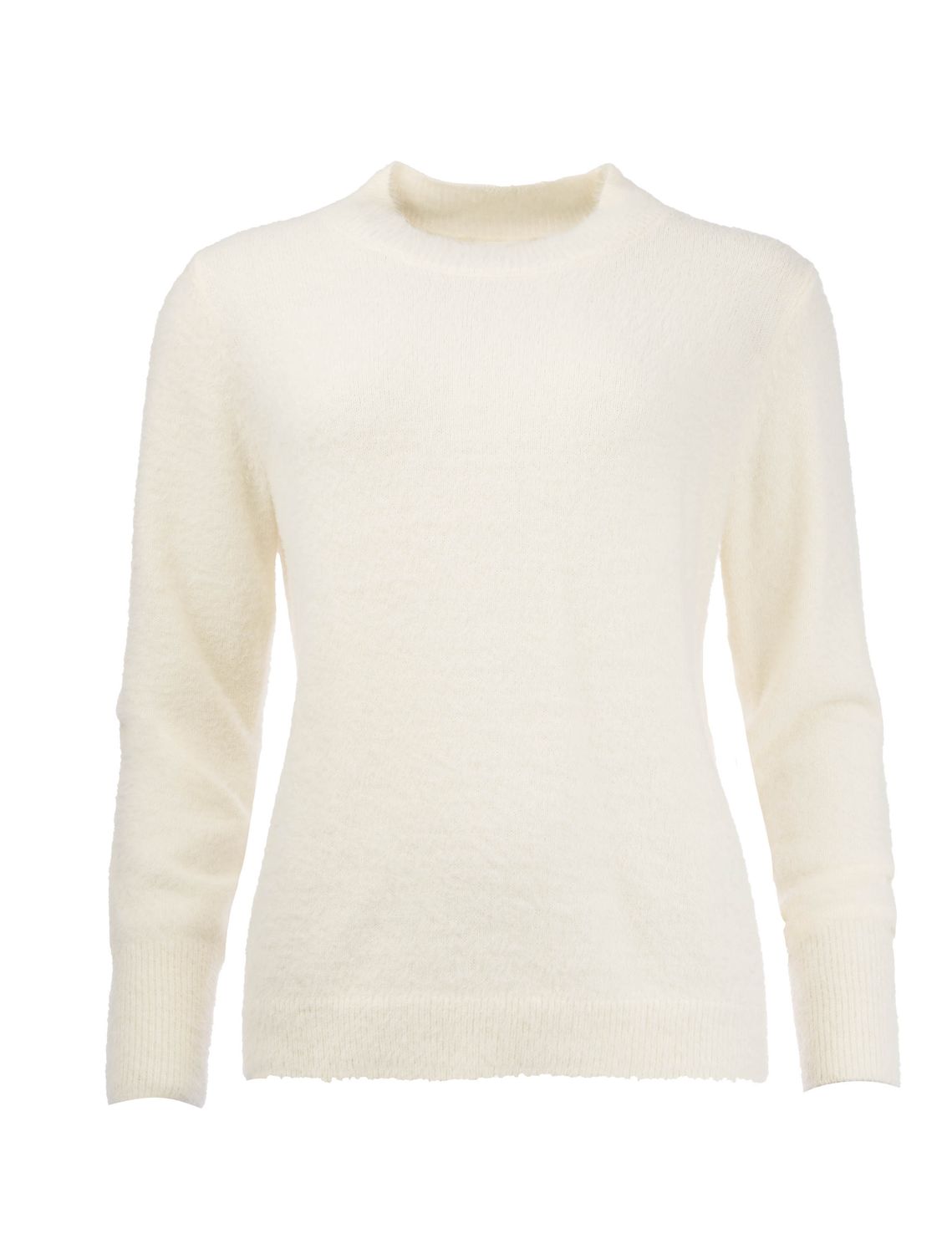 NED Fresa LS-RMJ Furry Knit Ecru 25W1-U172-05