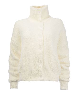 NED Flo LS-Button/Plain-RMJ Boucle Yarn Ecru 25W1-U259-06