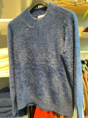 NED Fresa LS-RMJ Furry Knit Medival Blue 25W1-U172-05