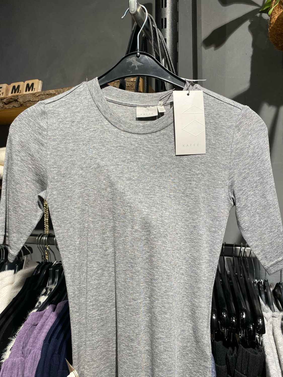 Kaffe KAiben T-Shirt Grey Melange 10510611