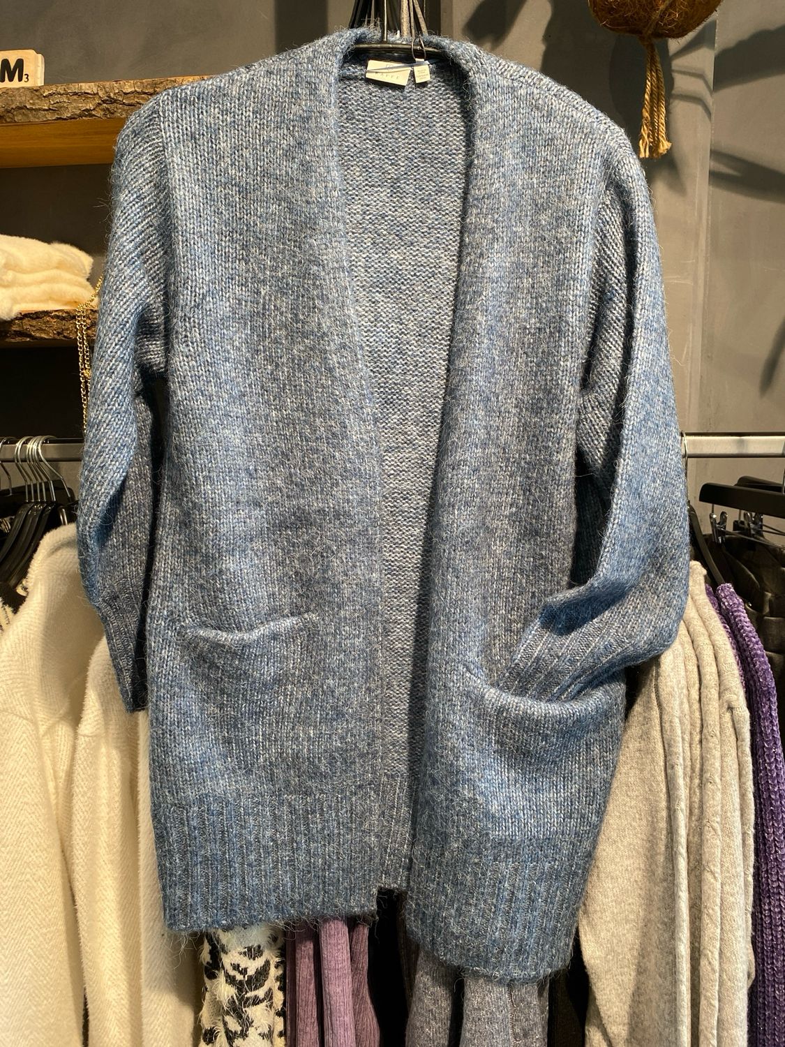 Kaffe KAtrina Knit Cardigan Bering Sea Melange 10509150