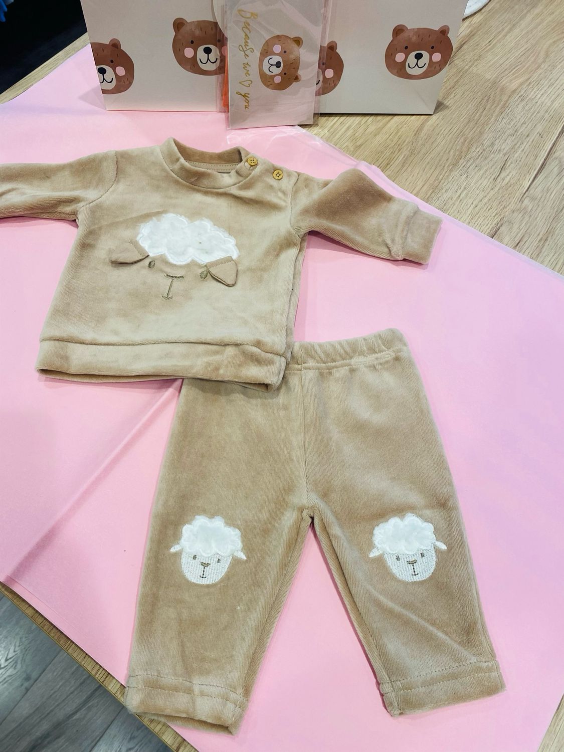 Blue Seven NB Shirt en broekje CAMEL 473235-00