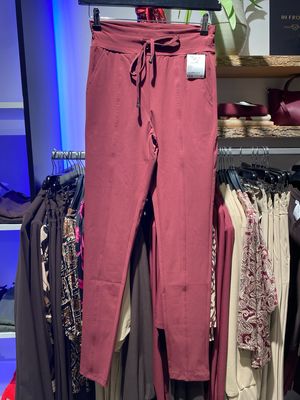 Mi Piace Broek Skinny Burgundy MP202134