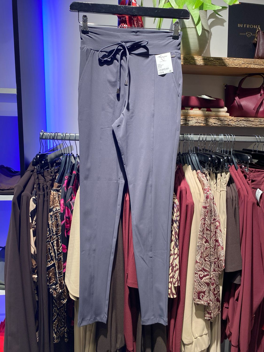 Mi Piace Broek Skinny Dark Grey MP202134