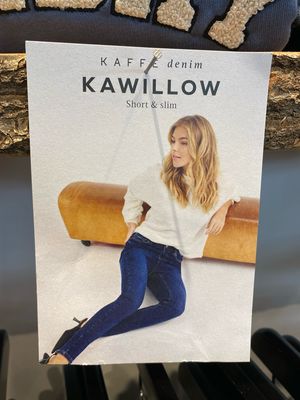 Kaffe KAwillow HW Slim Fit Jeans Dark Blue Denim 10510714 Kaffe KAwillow HW Slim Fit Jeans Dark Blue Denim 10510714