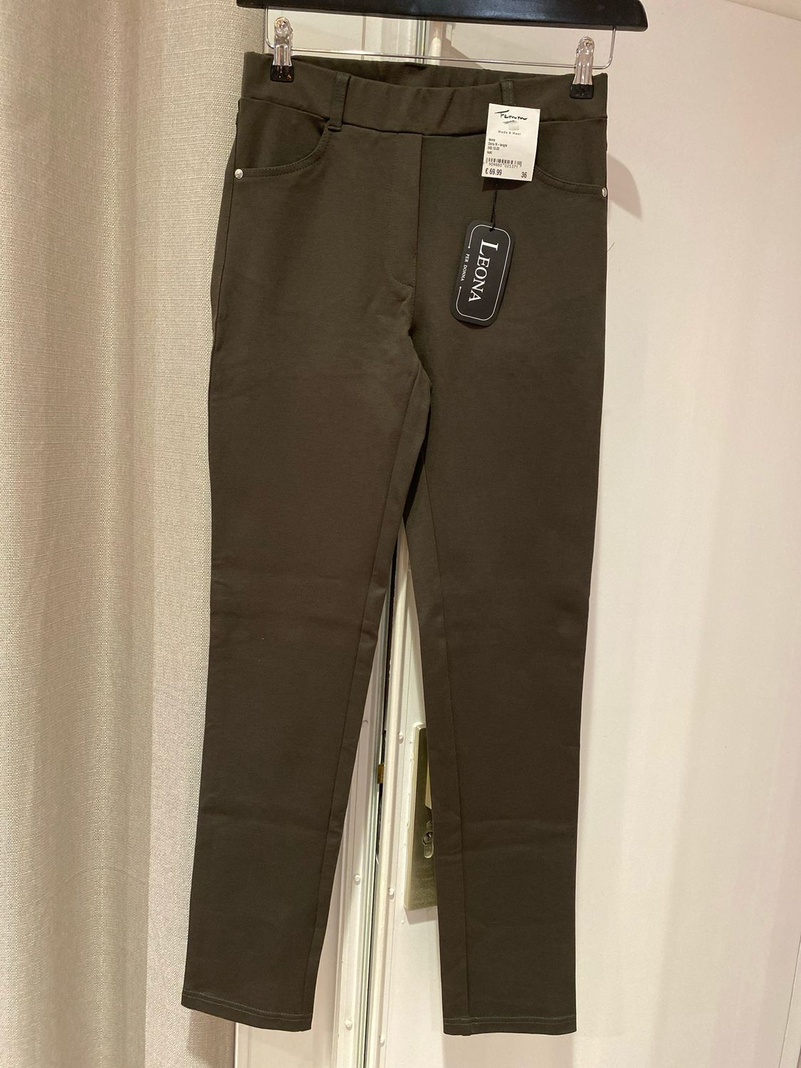 leona N-Lengte khaki groen 253.13.03