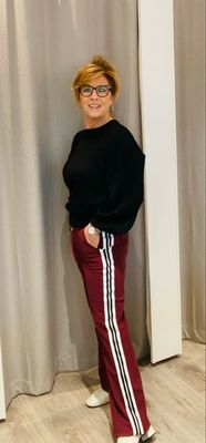 Mi Piace Trousers tape Burgundy Mi Piace 202668