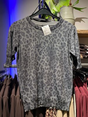 P.L.C. Lucati Jeans 2L778 Leopard lurex 1/2 Antra Melange Femm Celine