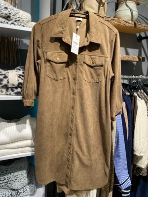 IN FRONT Mallery dress Light brown 16804