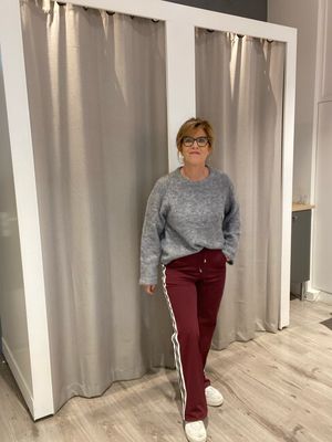 Blue Seven Da Pullover, Rundhals HELL GRAU 248095-00