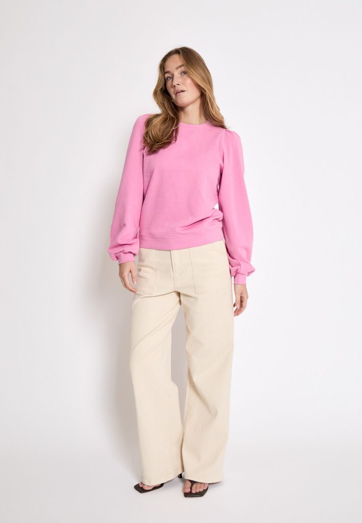 Peppercorn PCGloria GOTS Sweatshirt 4630 Moonlite Mauve Pink PC8242